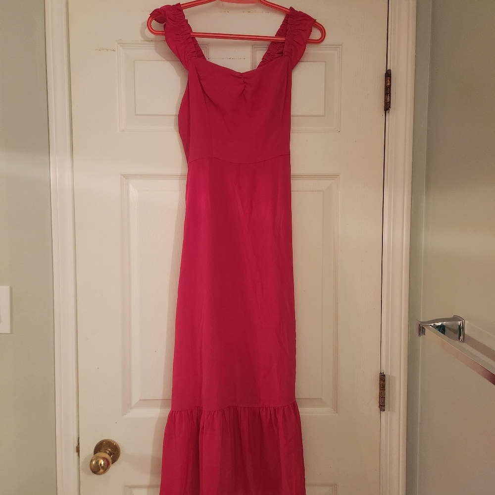 Lulu's Vibrant Pink Dress